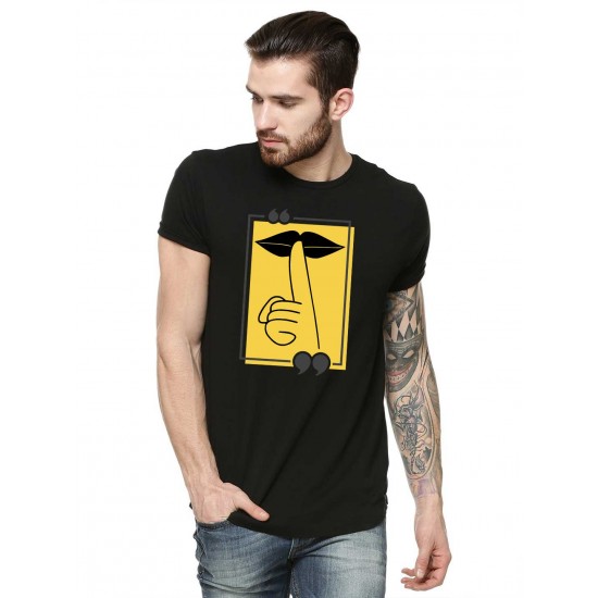 Tricou barbati negru - Don`t Speak Tricou barbati negru - Don`t Speak